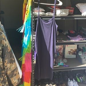 Maternity Blue sleeveless maxi dress